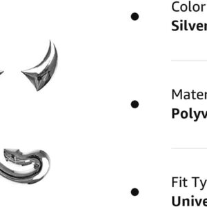 MIAOKASI Cute 3D PVC Small Devil Style Demon Car Sticker Auto Car Emblem Decal Decoration - Image 2