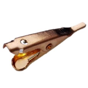 Micro Toothless Alligator Test Clip Copper Plated with Smooth Jawed and Microscopic Tip 5amp(pack of 5) - Image 3