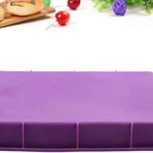 Milcraft - Silicone Rectangular Cake Pans Easy Demoulding, 13 by 9-Inch,Purple,Non-Stick European-Grade Silicone - Image 5