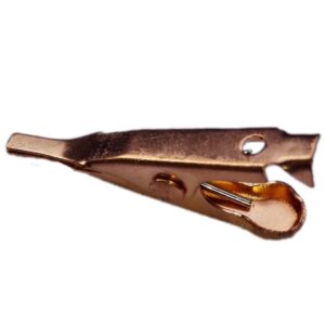 Micro Toothless Alligator Test Clip Copper Plated with Smooth Jawed and Microscopic Tip 5amp(pack of 5) - Image 2