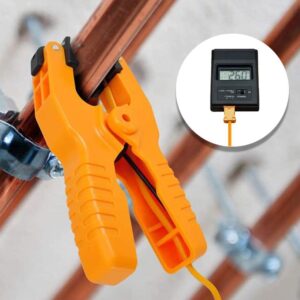ReNext - Type K Pipe Clamp Temperature Lead Probe HVAC Pipes Jaw Clip Plumbing Clamp - Image 4