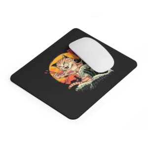 Sushi Cat Mouse Pad Ukiyo E Kanagawa Wave Mousepads Japanese Painting Mouse Mat Office Decor Decor Kids Gifts Birthday Gifts - Image 3