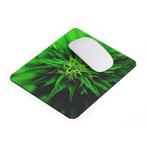Marijuana Mouse Pad Hemp Cannabis Pot Leaf Mouse Pad Tech Desk Office Computer Neoprene Mouse Pad Office Supplies - Image 3