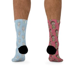 Full Printed Socks Rick Funny Print Unisex Animated series Print Adventure Sublimation Socks Best Gift - Image 4