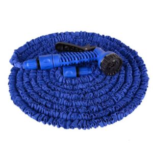 KUJOBUY Retractable Blue 25ft High Flow Garden Hose 7-Mode Nozzle Kink-Free Flexible Shrinking Expandable Gardening Outdoor Expandable Lightweight 25 Foot Non Kinking Garden Hose 25ft - Image 6