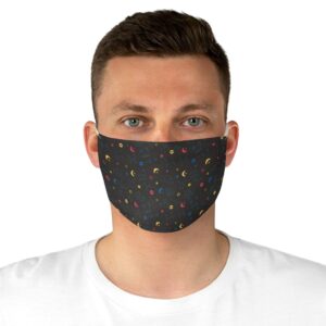 Starry Sky Face Mask Art Design Everyday Use Casual Fabric Face Mask Funny Gift - Image 4