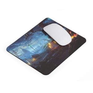 Mouse Pad Halloween Churchyard Mouse Mat Mouse Pad Home or Office Products Perfect Gift Idea - Image 4